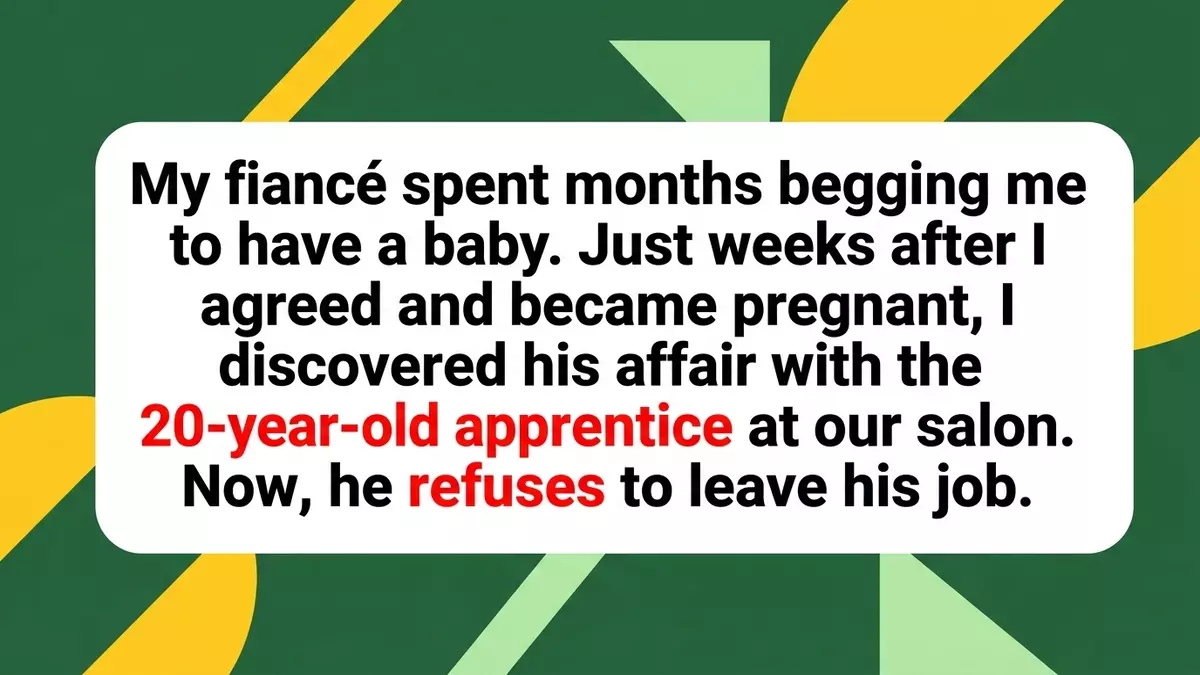 Betrayal at the Salon: Fiancé Pleads for a Baby, Then Launches Affair with 20-Year-Old Apprentice