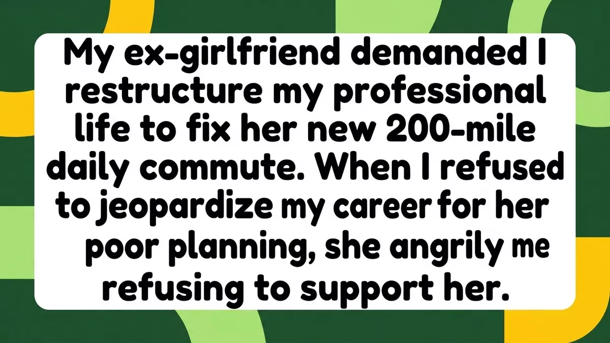 Co-Parenting Crossroad: Dad Denies Work Schedule Overhaul After Ex Moves Job 100 Miles Away