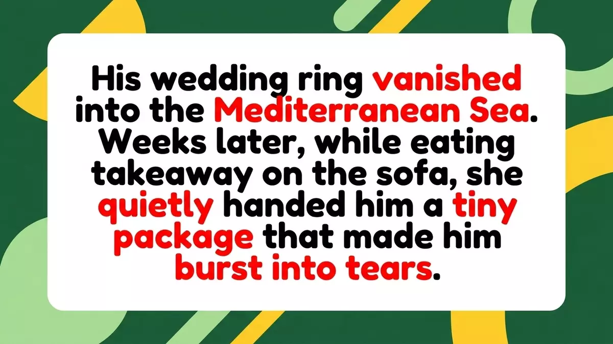 Mediterranean Miracle: Devoted Wife Secretly Hires Local Stranger to Rescue Husband’s Lost Wedding Ring