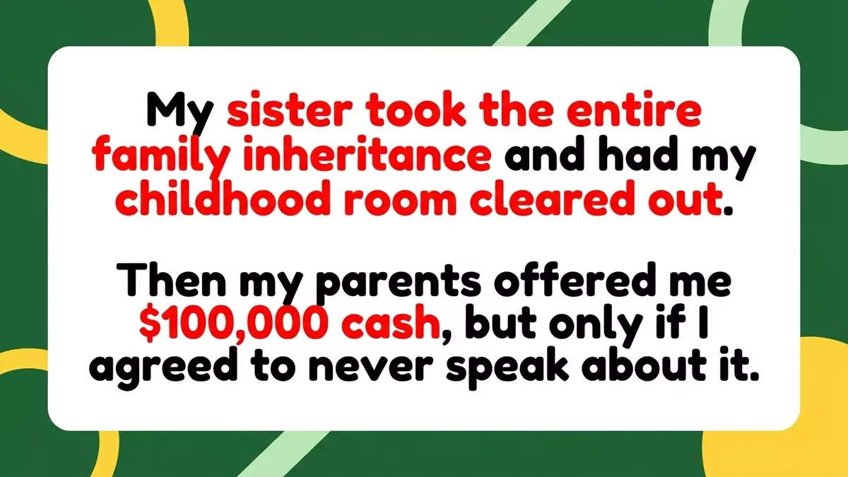The Cost of Integrity: Woman Rejects $100K ‘Hush Money’ After Sister Claims Entire Family Inheritance