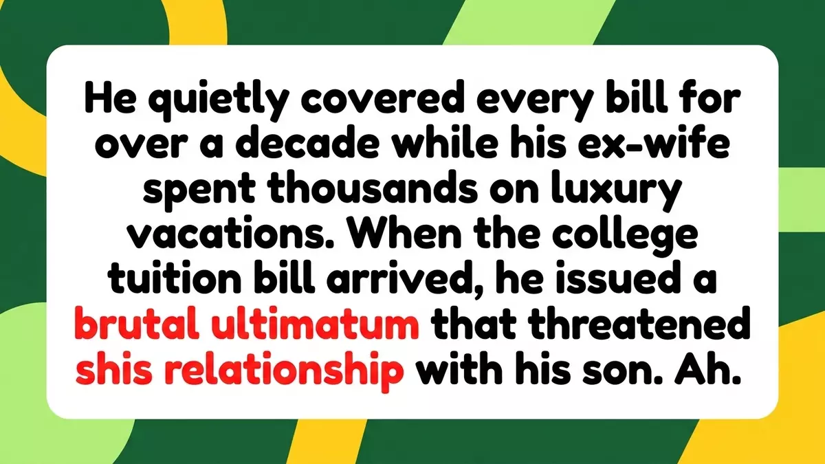 Tuition Tension: Dad Who Refused Child Support Sparks Backlash After College Funding Standoff